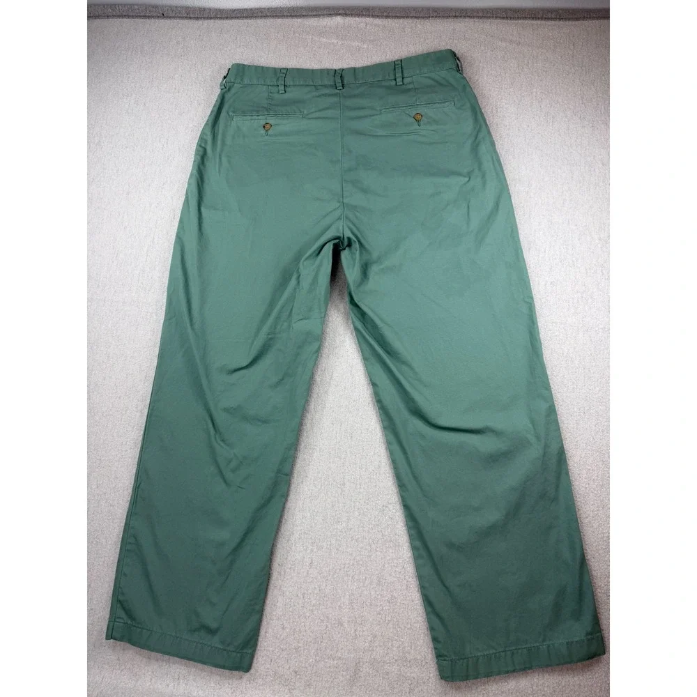 VTG Y2K Polo Ralph Lauren Mens Classic Fit Chino Pants Sage Green 34x27 Cotton